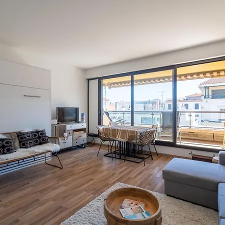 Grand Rénové, Balcon, Centre-ville Arcachon, à 50m De La Plage, équipé - Fr-1-319-516 *